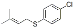 1-CHLORO-4-[(3-METHYL-2-BUTENYL)THIO] BENZENE Structure