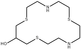 1,7,13-TRITHIA-4,10-DIAZACYCLOHEXADECAN-15-OL 구조식 이미지