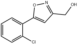 [5-(2-CHLOROPHENYL)-3-ISOXAZOLYL]METHANOL Structure