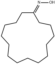 CYCLOPENTADECANONE OXIME Structure