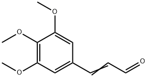 3,4,5-TRIMETHOXYCINNAMALDEHYDE 구조식 이미지