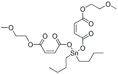 2-methoxyethyl (Z,Z)-11,11-dibutyl-6,9,13-trioxo-2,5,10,12-tetraoxa-11-stannahexadeca-7,14-dien-16-oate 구조식 이미지