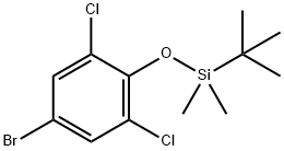 4-Bromo-O-(t-butyldimethylsilyl)-2,6-dichlorophenol Structure