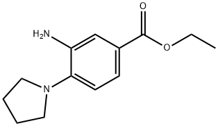 Ethyl 3-amino-4-(1-pyrrolidinyl)benzoate Structure