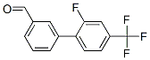 3-(2-Fluoro-4-(trifluoromethyl)phenyl)benzaldehyde Structure