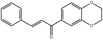 (E)-1-(2,3-dihydrobenzo[b][1,4]dioxin-6-yl)-3-phenylprop-2-en-1-one 구조식 이미지