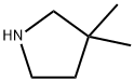 3,3-DIMETHYLPYRROLIDINE Structure