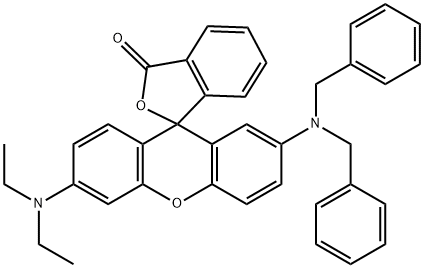 2'-(Dibenzylamino)-6'-(diethylamino)fluoran Structure