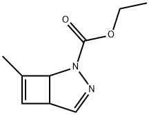 2,3-Diazabicyclo[3.2.0]hepta-3,6-diene-2-carboxylic  acid,  7-methyl-,  ethyl  ester Structure