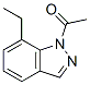 1H-Indazole,  1-acetyl-7-ethyl-  (9CI) Structure