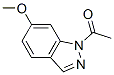 1H-인다졸,1-아세틸-6-메톡시-(9CI) 구조식 이미지