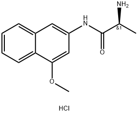 H-ALA-4M-BETANA HCL Structure