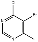 5-BROMO-4-CHLORO-6-METHYLPYRIMIDINE 구조식 이미지