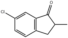 6-Chloro-2,3-dihydro-2-methyl-1H-inden-1-one Structure