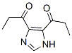 1-Propanone,  1,1-(1H-imidazole-4,5-diyl)bis-  (9CI) 구조식 이미지