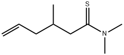 5-Hexenethioamide,  N,N,3-trimethyl- Structure