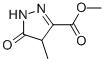 1H-Pyrazole-3-carboxylicacid,4,5-dihydro-4-methyl-5-oxo-,methylester(9CI) 구조식 이미지