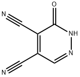 1,6-DIHYDRO-6-OXO-5-PYRIDAZINEDICARBONITRILE Structure