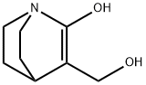 1-Azabicyclo[2.2.2]oct-2-ene-3-methanol, 2-hydroxy- (9CI) 구조식 이미지