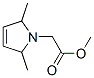 1H-Pyrrole-1-aceticacid,2,5-dihydro-2,5-dimethyl-,methylester(9CI) Structure