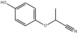 Propanenitrile, 2-(4-hydroxyphenoxy)- (9CI) Structure