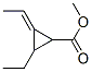 Cyclopropanecarboxylic acid, 2-ethyl-3-ethylidene-, methyl ester (9CI) Structure