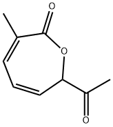 2(7H)-Oxepinone, 7-acetyl-3-methyl- (9CI) Structure