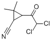 시클로프로판카르보니트릴,3-(디클로로아세틸)-2,2-디메틸-(9CI) 구조식 이미지