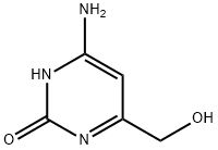 2(1H)-Pyrimidinone, 4-amino-6-(hydroxymethyl)- (9CI) 구조식 이미지