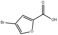 4-BROMOFURAN-2-CARBOXYLICACID 구조식 이미지