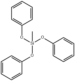 Methyltriphenoxysilane Structure