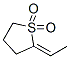 Thiophene, 2-ethylidenetetrahydro-, 1,1-dioxide (9CI) Structure