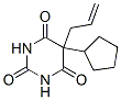 5-사이클로펜틸-5-(2-프로페닐)바르비투르산 구조식 이미지