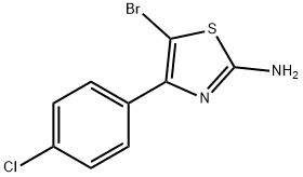 5-BroMo-4-(4-chlorophenyl)thiazol-2-aMine Structure