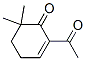 2-Cyclohexen-1-one, 2-acetyl-6,6-dimethyl- (9CI) Structure