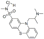 10-[2-(dimethylamino)propyl]-N,N-dimethyl-10H-phenothiazine-2-sulphonamide monohydrochloride  Structure