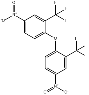 1,1'-OXYBIS[4-NITRO-2-TRIFLUOROMETHYLBENZENE] Structure