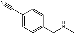 4-(Methylaminomethyl)benzonitrile 구조식 이미지
