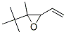 Oxirane,  2-(1,1-dimethylethyl)-3-ethenyl-2-methyl- Structure