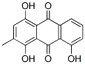 1,4,8-Trihydroxy-2-methyl-9,10-anthracenedione Structure