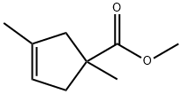 3-Cyclopentene-1-carboxylicacid,1,3-dimethyl-,methylester(9CI) Structure