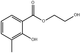 2-hydroxyethyl 3-methylsalicylate Structure