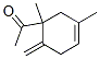 Ethanone, 1-(1,3-dimethyl-6-methylene-3-cyclohexen-1-yl)- (9CI) Structure