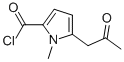 1H-Pyrrole-2-carbonylchloride,1-methyl-5-(2-oxopropyl)-(9CI) 구조식 이미지