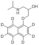 DL-PROPRANOLOL-D7 (RING-D7) Structure