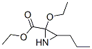 2-Aziridinecarboxylicacid,2-ethoxy-3-propyl-,ethylester(9CI) Structure