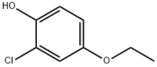 Phenol,  2-chloro-4-ethoxy- Structure