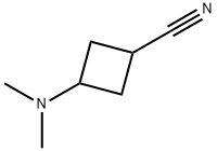 시클로부탄카르보니트릴,3-(디메틸아미노)-(9CI) 구조식 이미지