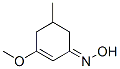 2-Cyclohexen-1-one,3-methoxy-5-methyl-,oxime(9CI) Structure