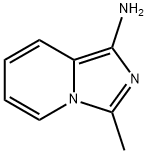 이미다조[1,5-a]피리딘-1-아민,3-메틸- 구조식 이미지